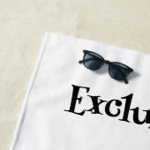 カスタム文字自由レディーリバティストライプズ像 ビーチタオル (インサイチュ)