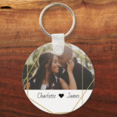 カスタム文字製パーソナライズされた キーホルダー (正面)