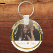 カスタム文字製パーソナライズされた キーホルダー (正面)