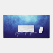 カスタム文字許されたクリスチクールアモダンン デスクマット (キーボード&マウス)