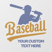 カスタム文字野球選手 ウィンドウサイン (シート)