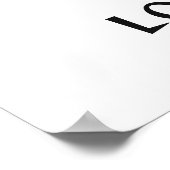 カスタム文字魚 ポスター (角)