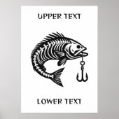 カスタム文字魚 ポスター (正面)