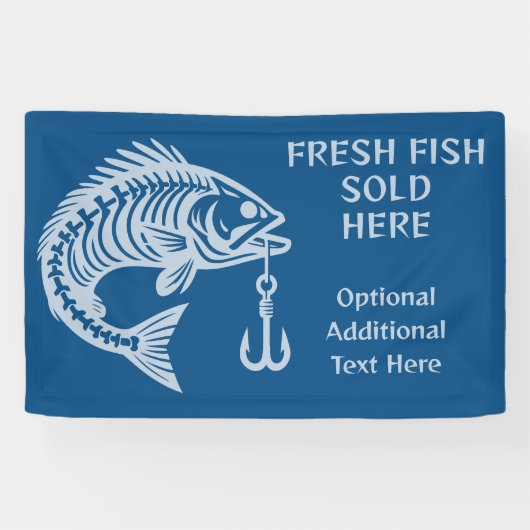 カスタム文字魚 横断幕 (横)