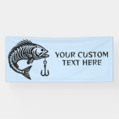 カスタム文字魚 横断幕 (横)