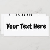 カスタム文字 (正面/裏面)