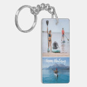 カスタム文字5 Photo Collage Keychain キーホルダー (正面左)