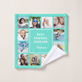 カスタム文字&あなたの写真洗い布 ウォッシュタオル