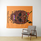 カスタム文字&カラーアイスクリームスカルタペストリー タペストリー (インサイチュ(横))