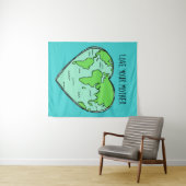 カスタム文字&カラーアースラブタペストリー タペストリー (インサイチュ(横))