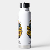 カスタム文字&カラーウクレレ ウォーターボトル (左面)