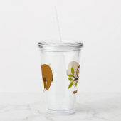 カスタム文字&カラーキュートスロッス アクリルタンブラー (左)