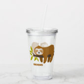 カスタム文字&カラーキュートスロッス アクリルタンブラー (裏面)