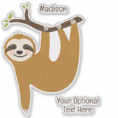 カスタム文字&カラーキュートスロッス シール (正面)