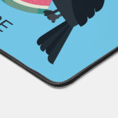 カスタム文字&カラートロピカルトゥーカン デスクマット (コーナー)