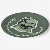 カスタム文字&カラーハロウィーンクリーチャー1/4 ペーパープレート (アングル)