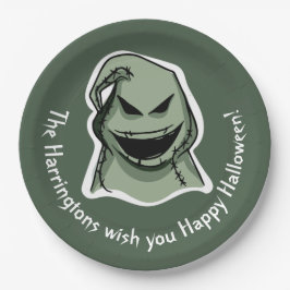 カスタム文字&カラーハロウィーンクリーチャー1/4 ペーパープレート