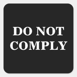 カスタム文字/カラーブラックPro Freedom準拠しない スクエアシール