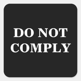 カスタム文字/カラーブラックPro Freedom準拠しない スクエアシール