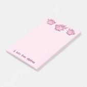 カスタム文字&カラー飛んでいるピッグ ポストイット (アングル)