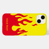 【カスタム文字&カラー】様式化した炎 Case-Mate iPhoneケース (裏面 (横))