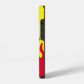 【カスタム文字&カラー】様式化した炎 iPhoneケース (左側面)