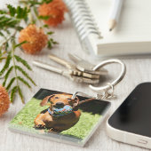 カスタム文字 キーホルダー (正面右)