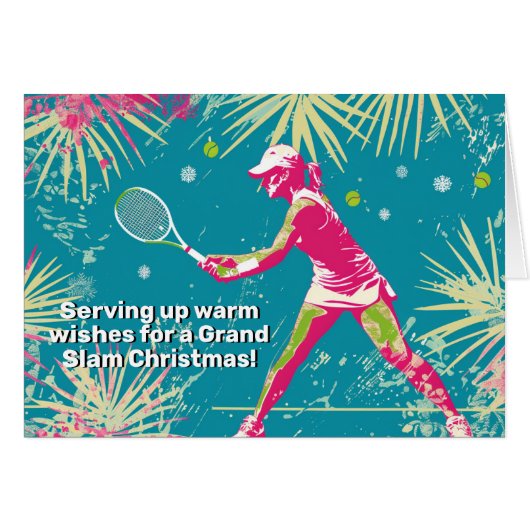🎾🎄カスタム文字、サービングアップソフリ応援 (正面横)
