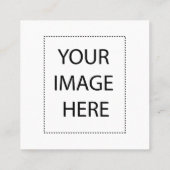 カスタム文字 スクエア名刺 (裏面)