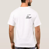 カスタム文字 – スピードデーモンカタツムリTシャツ Tシャツ (裏面)