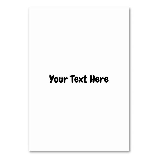 カスタム文字 テーブルナンバー (正面)