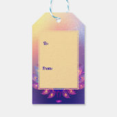 カスタム文字、ディワリピーコックスプレンドール ギフトタグ (裏面)