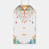 カスタム文字、ディワリ調和ラベル ギフトタグ (裏面)