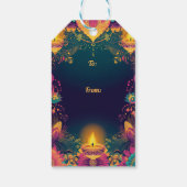 カスタム文字、ディワリ・スプレンダー – 光&祝 ギフトタグ (裏面)