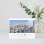 カスタム文字,ドバイ,アラブ首長国統一された連邦絵葉書 ポストカード (スタンド正面)