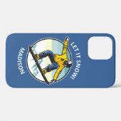 カスタム文字&ネームSNOWBOARDERの電話ケース Case-Mate iPhoneケース (裏面 (横))