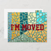 カスタム文字&バックガーで独自のポストカードを。 案内ポストカード (正面/裏面)