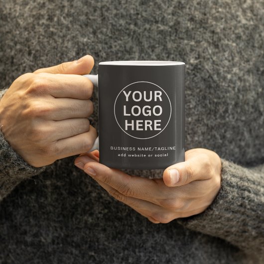 カスタム文字&ビジネスロゴlブランドグレープロモーション コーヒーマグカップ