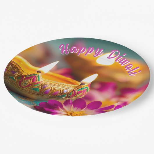 カスタム文字、フェスティバルフリッカプレート ペーパープレート (アングル)