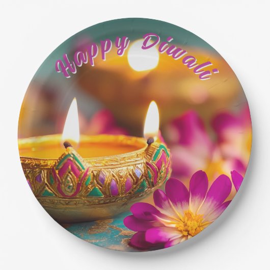 カスタム文字、フェスティバルフリッカプレート ペーパープレート (正面)