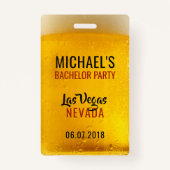 カスタム文字&フォトBEERバッジ バッジ (正面)