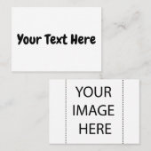 カスタム文字 プレイスカード (正面/裏面)