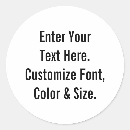 カスタム文字 ラウンドシール (正面)