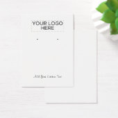 カスタム文字&ロゴイヤリングディスプレイカード (デスク)