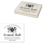 カスタム文字・ロゴ撮影事業用カメラ ラバースタンプ (押印)