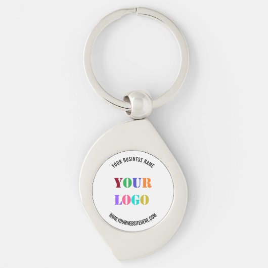カスタム文字・ロゴ・プロモーション・ビジネス・キーチェーン キーホルダー (正面)