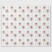 カスタム文字〔占星術の〕十二宮図サインアリー ラッピングペーパー (フラット)