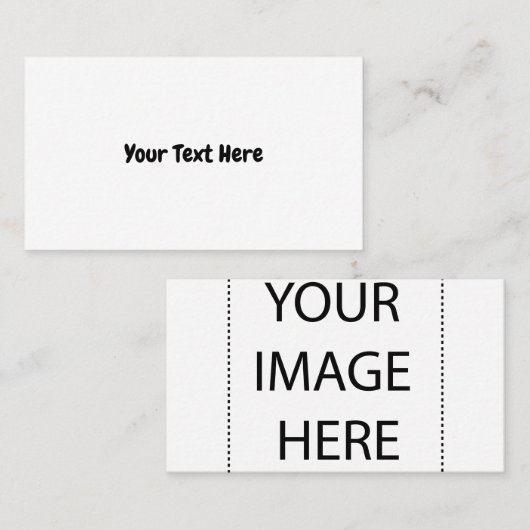 カスタム文字 名刺 (正面/裏面)