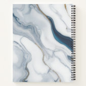 カスタム文字 – 大理石パターン ノートブック (裏面)
