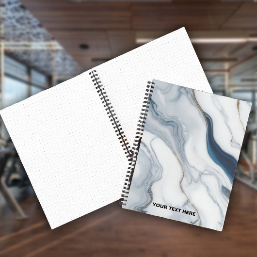 カスタム文字 – 大理石パターン ノートブック